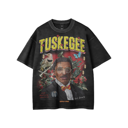 LTFG + PSC TUSKEGEE 100TH HOMECOMING: GEORGE WASHINGTON CARVER - VINTAGE BLACK T-SHIRT