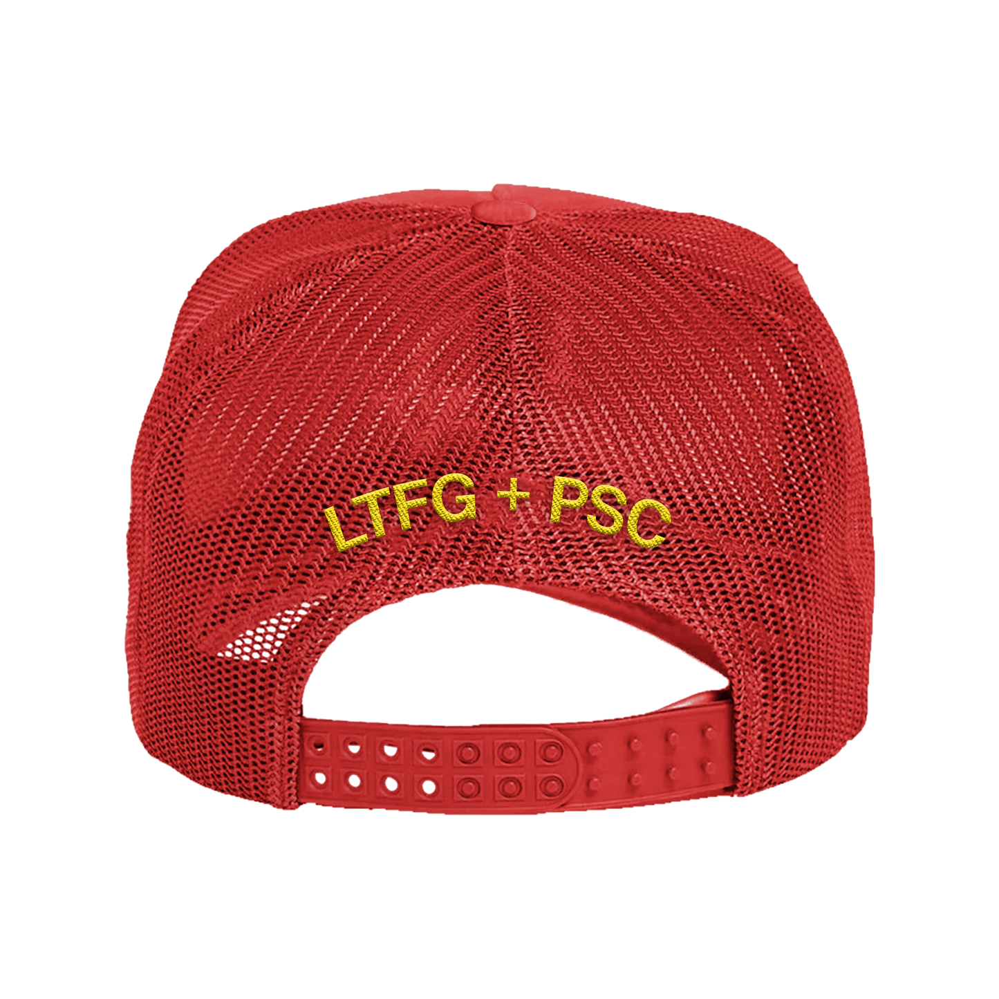 LTFG + PSC TUSKEGEE 100TH HOMECOMING:  "I LOVE TU" TRUCKER HAT - RED